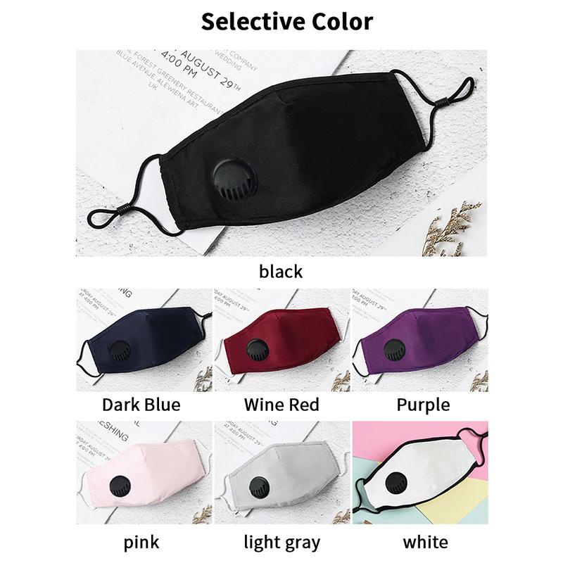 Anti-förorenings Pm2.5 Dammasker Tvättbara Och Återanvändbara Pluggbara Packning Bomull Unisex Rese Ppe Masker Bekväma Och Andningsbara