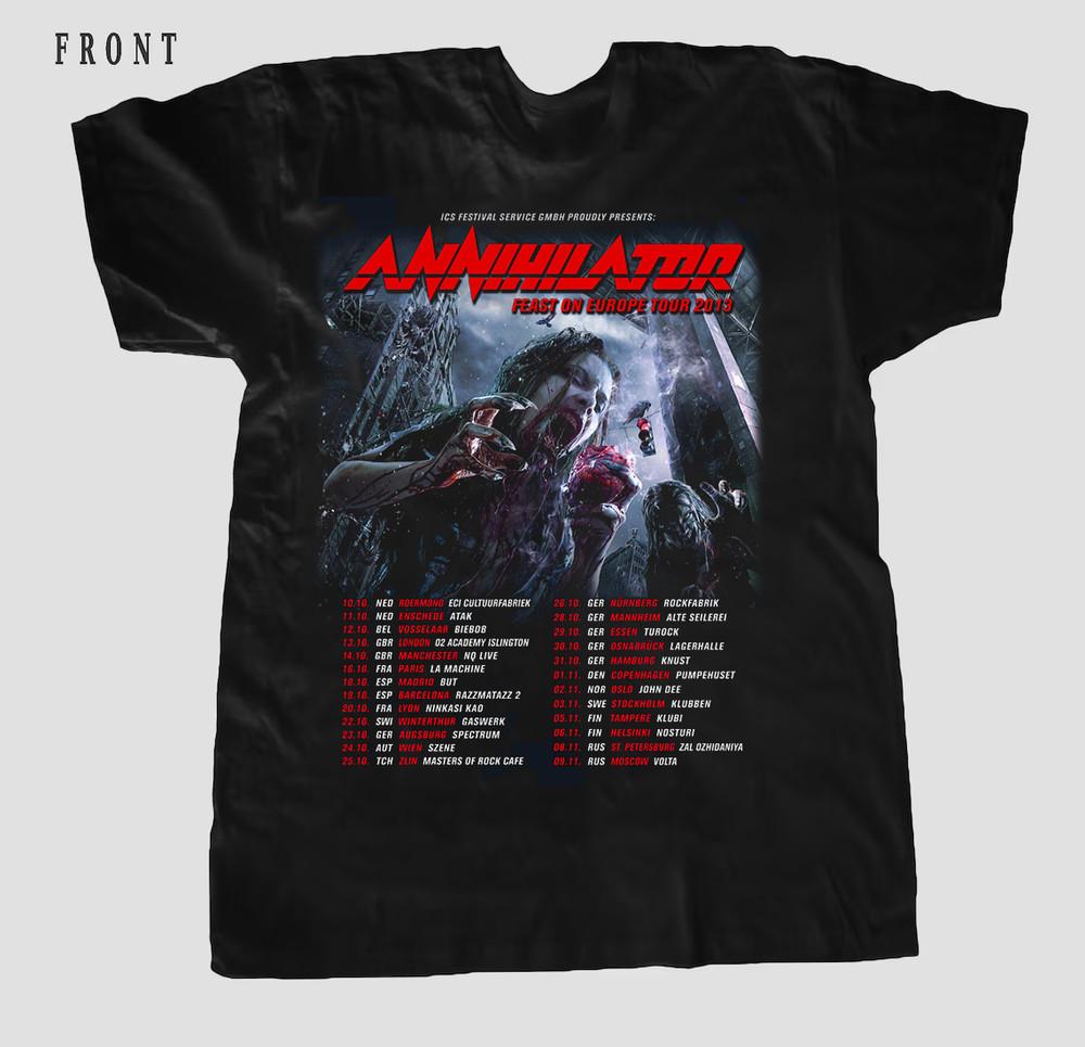 

Annihilator Tour 2023 Collection Gift For Fans S to 5XL T-shirt Unisex T-Shirt S