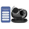 F2 Wireless Bluetooth Earbuds with Clip-on Ear Hooks for Business, Commuting, or Running - Compatible with Huawei, Apple, and Android Devices.