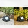 Solar Stone Lamp - Outdoor Garden and Courtyard Landscape Lamp - Lawn Lamp - Spotlight - Long Battery Life - Super Bright