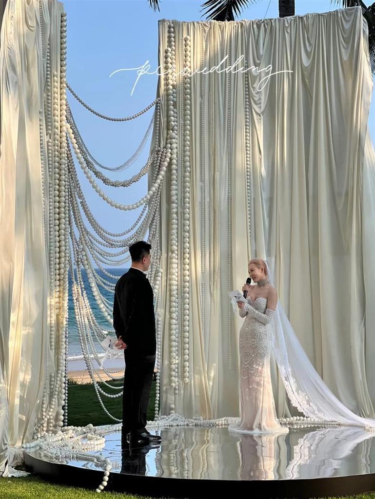 Giant Pearl String Wedding Ornament for Display & Décor