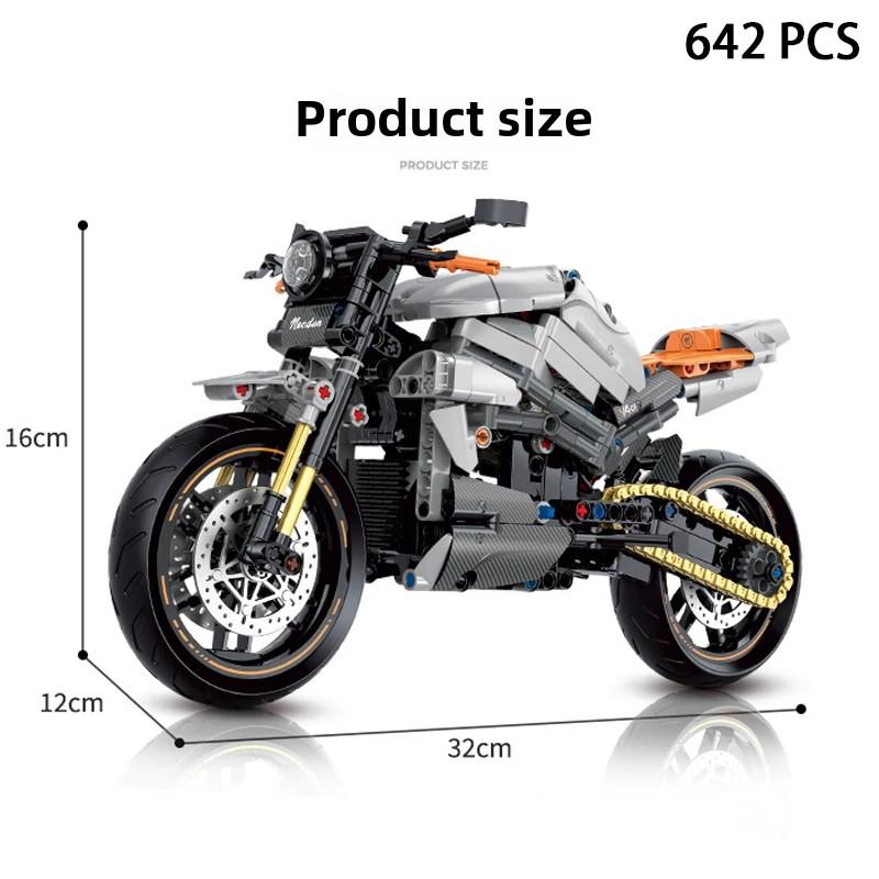 Speed Champions GP Tournament Motorcycles Model Building Blocks Classical Modern Moto Dirt Bike Racing Sets Kids Toys Gifts