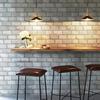 Grey Brick Self Adhesive Wallpaper Removable Vintage Peel and Stick Wallpaper Renter Friendly Brick Textured Contact Paper