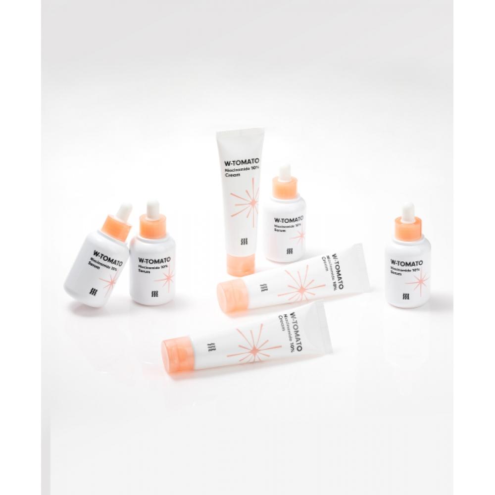 Merzy [set Of 2] Merge White Tomato Niacinamide 10  Serum+cream