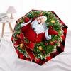 1PC Christmas Santa Claus Folding Umbrella with 8 Frames, Automatic Open, Durable Frame, Quality Craftsmanship yy250912146