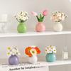 Einfache Elegante Mini-Blumenvase Frisch Pastoral für Mikrolandschaft Garten Schreibtisch-PC Fenster Tür TV-Ständer Wohnzimmer Schlafzimmer Dekoration