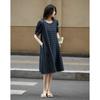 Demanar Women's Retro Petite Denim Dress