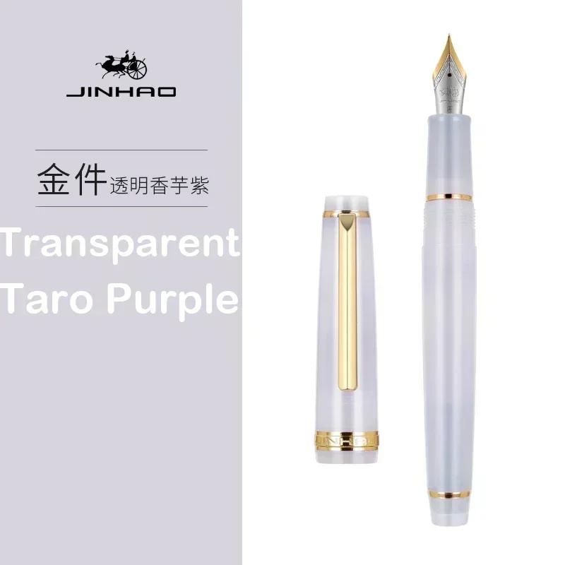 Jinhao 82 Fountain Pen New Color Acrylic Luxury Ink Pen EF/F/M/Bent Nib Business Office School Supplies Writing Pen Stationery