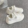 Summer casual board shoes women's new platform white shoes with skirts thin canvas shoes niche bread shoes