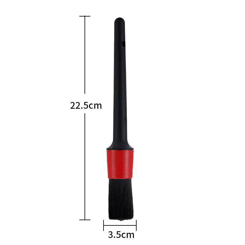 5-Piece Car Detailing Brush Set: Multifunctional Air Vent, Crevice, and Bristle Brushes for Cleaning