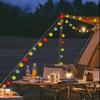 Lantern-style String Lights, Wire Lights, Decorative Lights for Indoor and Outdoor Use, Parties, Festivals, Birthdays, 20 Bulbs, 3m, Waterproof.