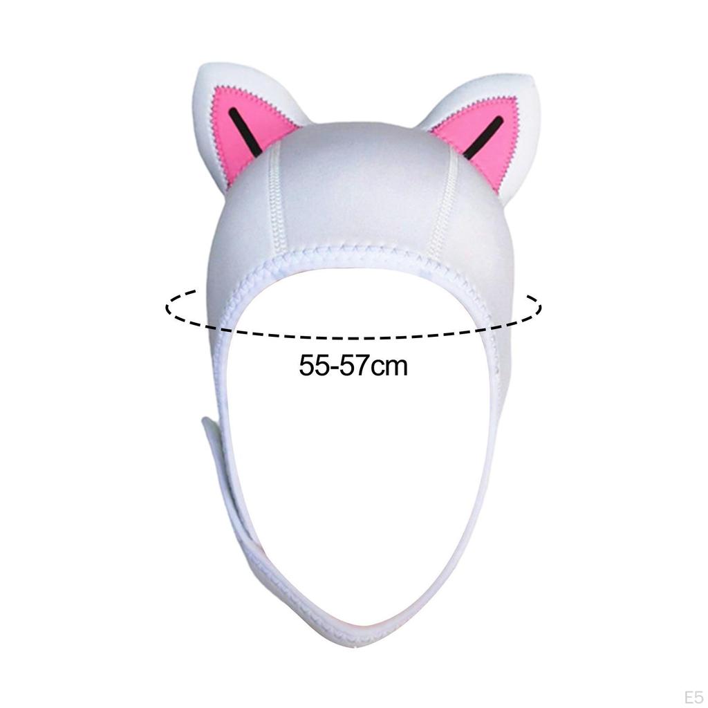 Diving Hood Thermal Surfing 3mm Neoprene with Air Vent Comfortable Cute Hat