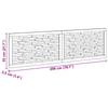 Headboard Natural Solid Teak Wood