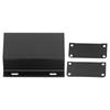 Aluminum Electric Box Waterproof Junction Enclosure Case Integrated Type 25x71x80mm Black