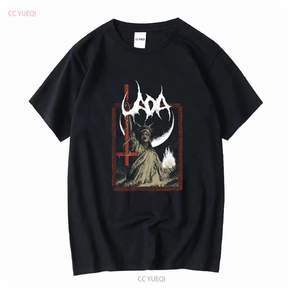 Neues 3269 Uada American Group T-Shirt Größe S 4XL lang- oder kurzärmelig Vintage Gewaschen Stretchig Stilvoll Lässig Streetwear