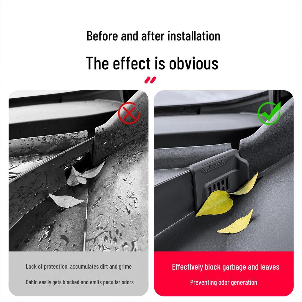 Silicone Anti-Clog Cover for Nio ES8 Hood Water Guide (26 Models)