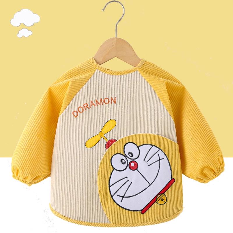 Baby-Lätzchen: Herbst/Winter Langarm Schürze für Jungen & Mädchen - Fleckenabweisender Kindergarten Overall