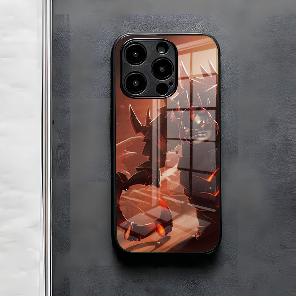 Game D-Dota 2 Phone Case For IPhone 17 Air 16 E Pro Max 15 14 13 Mini 12 Pro 11 Max Plus Black Glass Cover