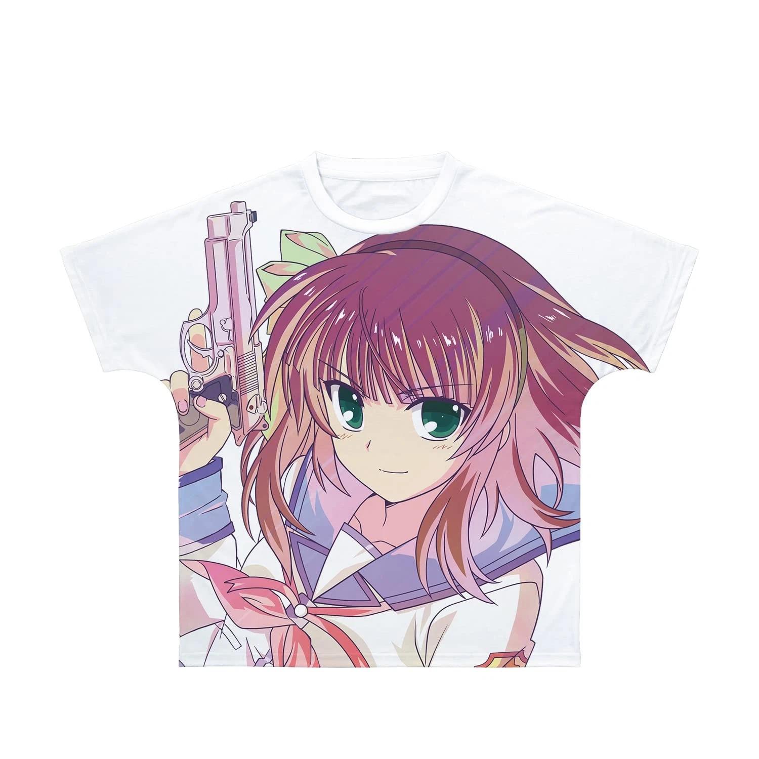 Angel Beats! Yuri Nakamura Ani Art clear label T-shirt Unisex S S