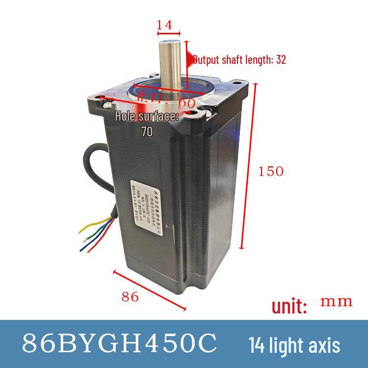 450A Two-Phase Hybrid Engraving Stepper Motor TYPE 86BYGH450A