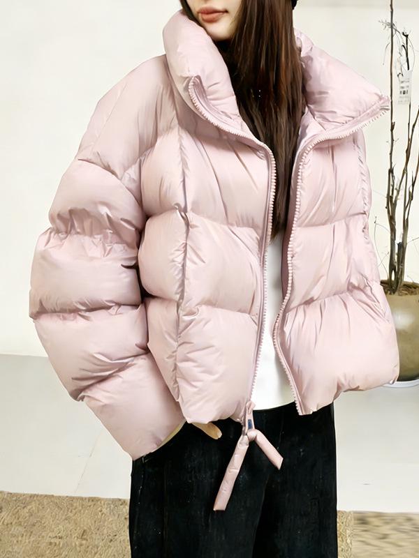 Women's Short Puff Down Jacket – New Style, 90% Duck Down, Winter Bread Jacket, Plus Size Available