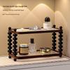 Bamboo Water Drop Key Holder and Accessory Rack for Entryway