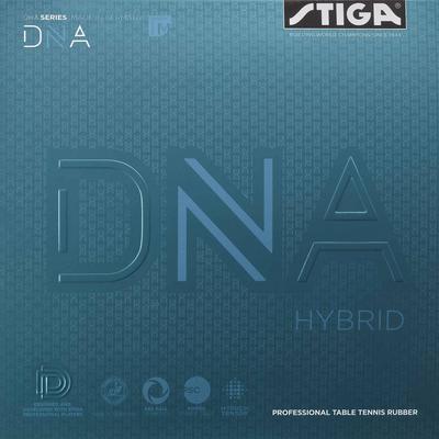 STIGA Tischtennis Inverted DNA Extra MAX 1712110521 Belag, Weich, Hybrid, Mittel, Rot, Dick,