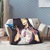 Haikyuu Tendou Decken Fleece Bedruckt Hinata Karasuno Volleyball Kageyama Überwurfdecken für Bettwäsche Outdoor Plüsch Dünne Steppdecke