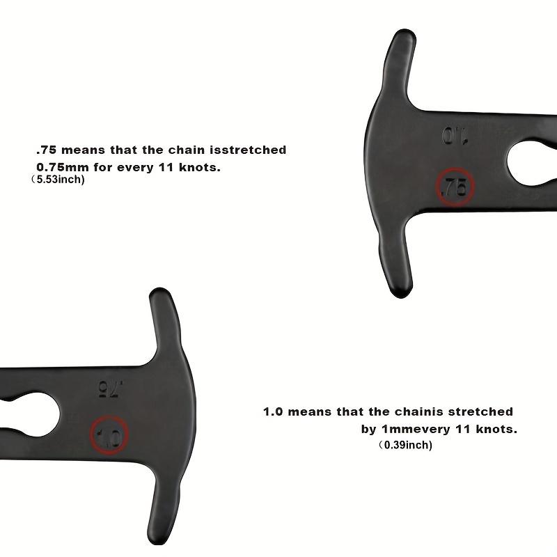Bike Chain Wear Indicator Chain Checker Gauge Measurement Repair Tool Ruler for Road Mountain Hybrid Bicycl