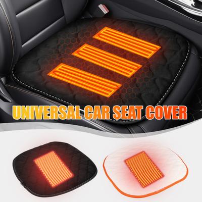 Almofada Universal para Assento de Carro Pelúcia Macia Fundo Antiderrapante Almofada de Assento para Carro SUV Caminhão Assentos Dianteiros Tiras Ajustáveis Capa para Assento de Carro