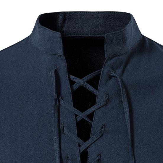 Men Shirt Thin Unfading Comfy Classic Pure Color Handsome Casual Yoga T-shirt for Office