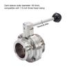 652F Sanitary Clamp Butterfly Valves for Dairy Product Homebrewed Beer Enduring