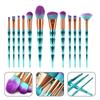 Set di 12 Pennelli per Trucco Viso, Blush, Ombretto, Polveri Libere
