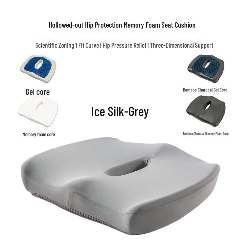 Memory Foam Chair Seat Cushion for Long Sitting in Office or Study