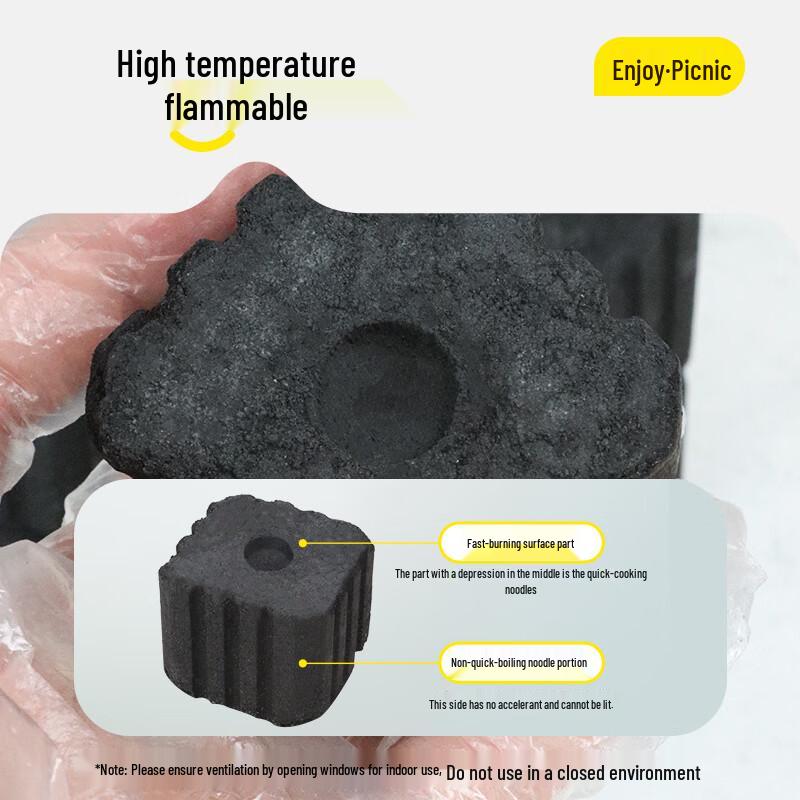 Fruit Wood Fast-Burning Charcoal Blocks