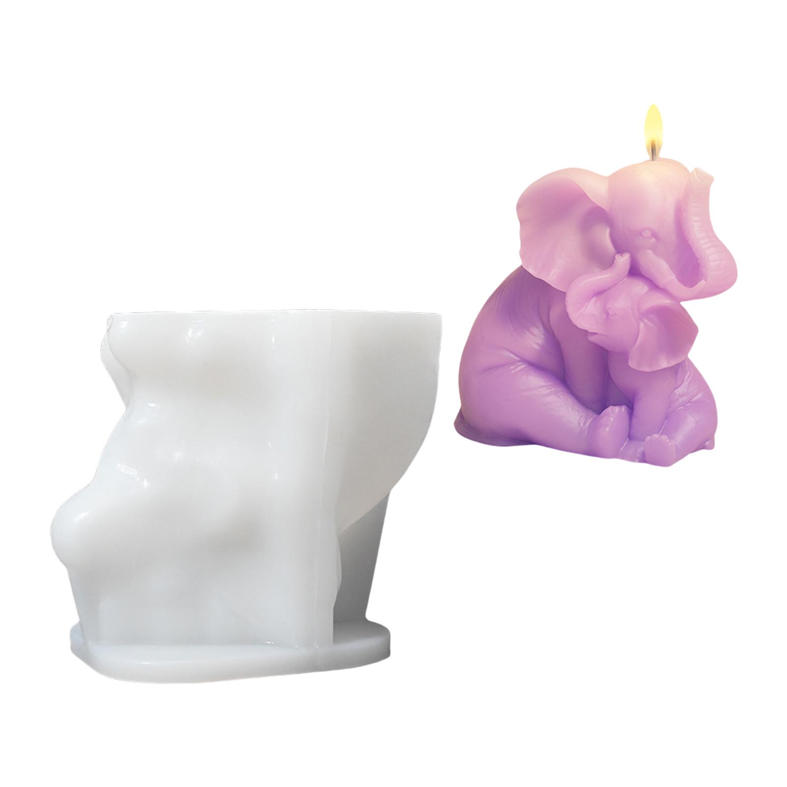 

Статуэтка Слонихи и Слоненка Силиконовые Формы для Свечей для Изготовления Свечей и Мыла Ручной Работы Формы Силиконовые для Эпоксидной Смолы