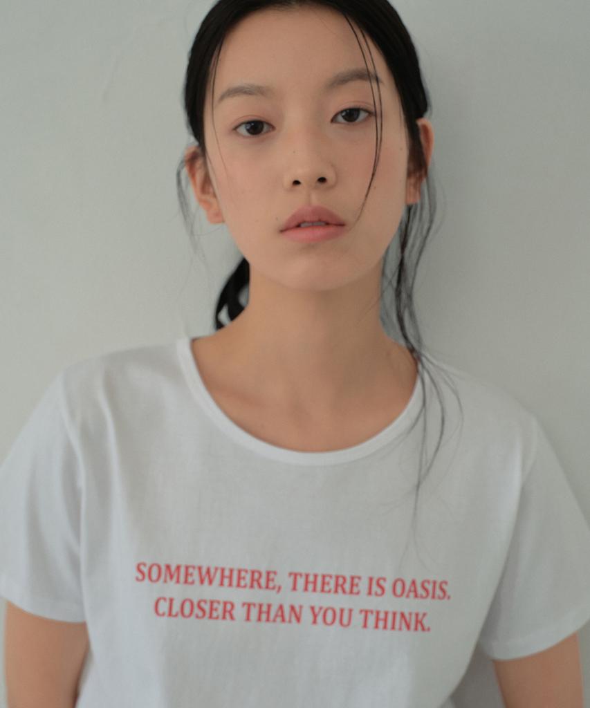 Wednesday Oasis For Woman Closer Silket Half T-Shirt_Ivory(Wb6Tp35)