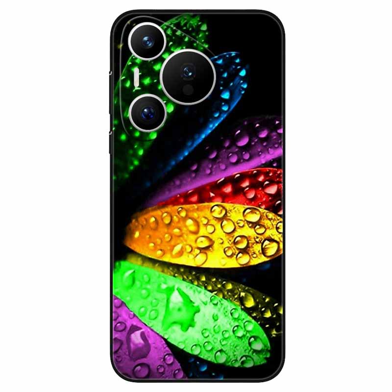 For Huawei Pura 70 / Pura70 Pro Case Soft Silicone Fashion Marble Shockproof Cover for Huawei Pura 70 Ultra P 70 Pro+ TPU Coque
