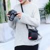 New Simplicity Waterproof Slr Camera Bag Nylon Digital Shoulder Bag Mini Black Photographer Backpack Micro Camera