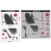 Halloween Shopping Mall Window Ghost Horror Sticker Explosion Halloween Party Decoration Blood Handprint Static Sticker