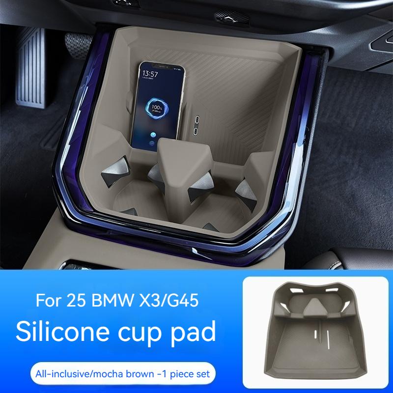 Per BMW X3 G45 2025+ Tappetino Ricarica Wireless in Silicone Antiscivolo Antipolvere Copertura Protettiva Caricabatterie Accessori Interni Auto