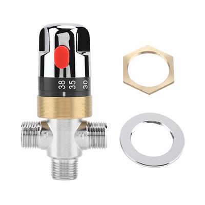G1 2in Bathtub Thermostatic Mixing Valve Water Temperature Pipe Basin Thermostat Control