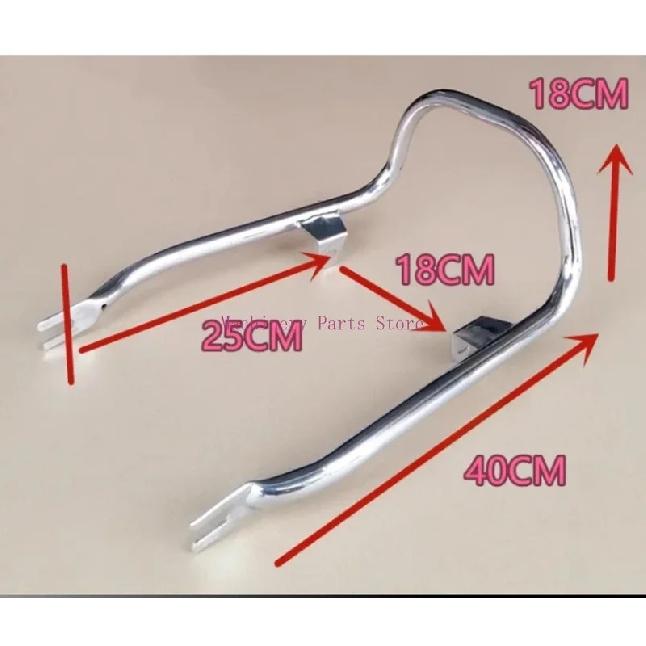 GN125 GN250 Motorcycle Retro Modified Tail Wing Handle Shelf Armrest Tail Frame