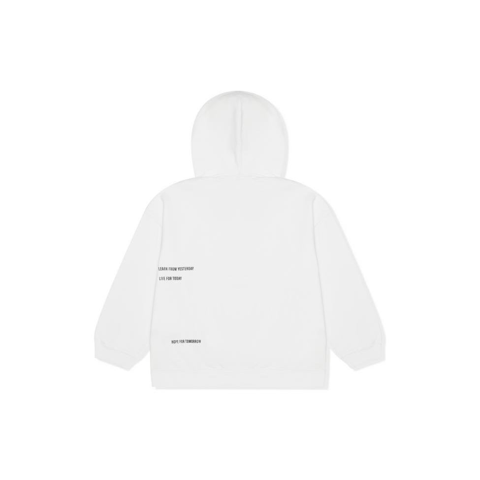 Levis Letter Logo Hooded Sweatshirt Women Sweatshirt White A0781-0005