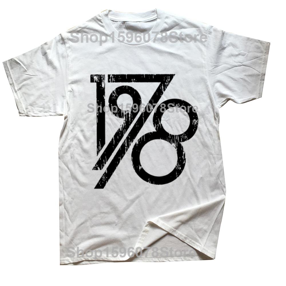 Funny Retro Vintage 1978 Birthday Gift T-Shirts for Men Crewneck 100% Cotton T Shirt Short Sleeve Tees Birthday Present Clothes