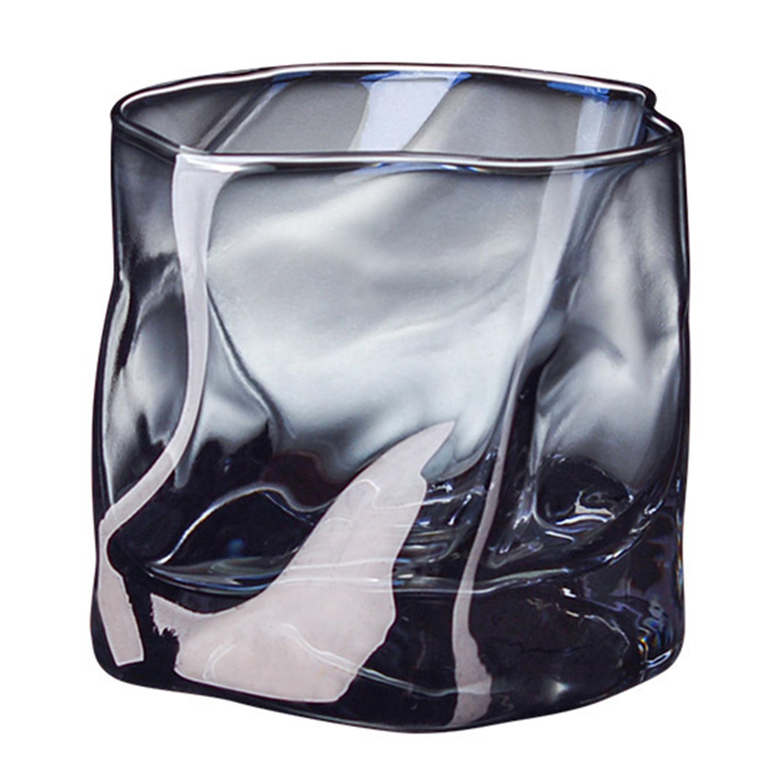 

280 мл нестандартный стакан для виски прозрачная стеклянная кружка ледниковый винный напиток питьевая кружка бытовые винные чашки для праздничных встреч 280ml