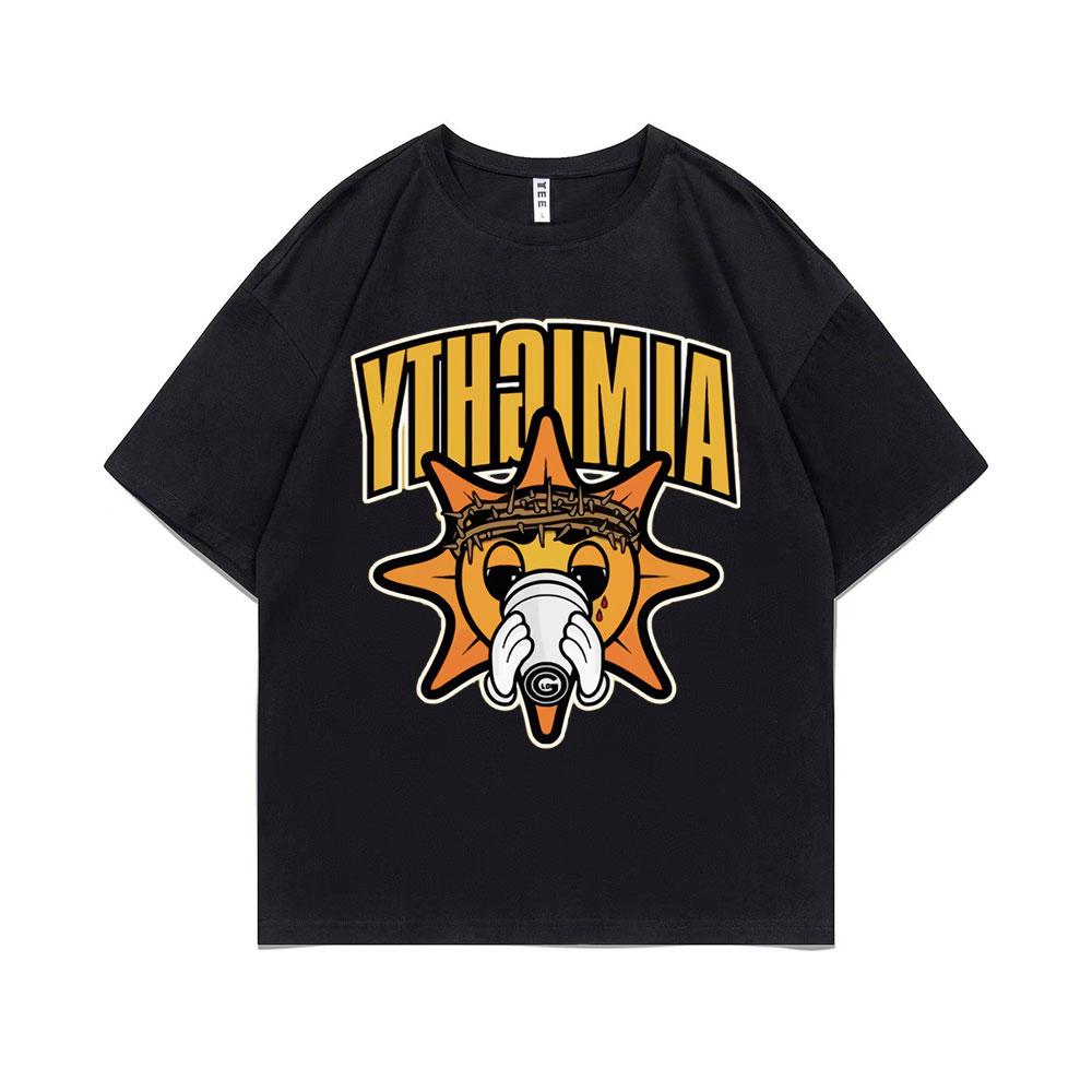 Chief Keef Logo 2 Print Tshirt Ythgimia Tshirt Unisex Women Oversized Hip Hop Hipster T Shirt Short Sleeve Regular Unisex Tees S