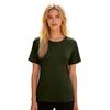 Women's Post-operative Short-sleeved Color Shirt With Shoulder Zipper And Side  Closure.