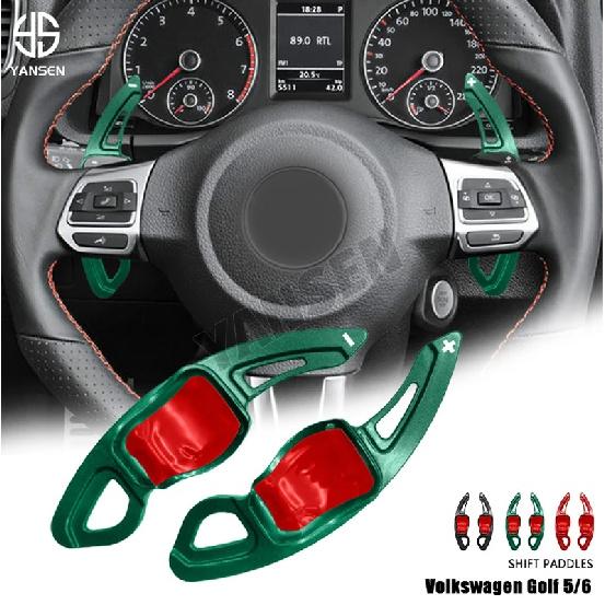 Für Volkswagen VW Golf 5 6 Mk6 Mk5 Jetta GTI R20 CC R36 Scirocco Polo Kohlefaser Schaltwippen DSG Verlängerung Zubehör