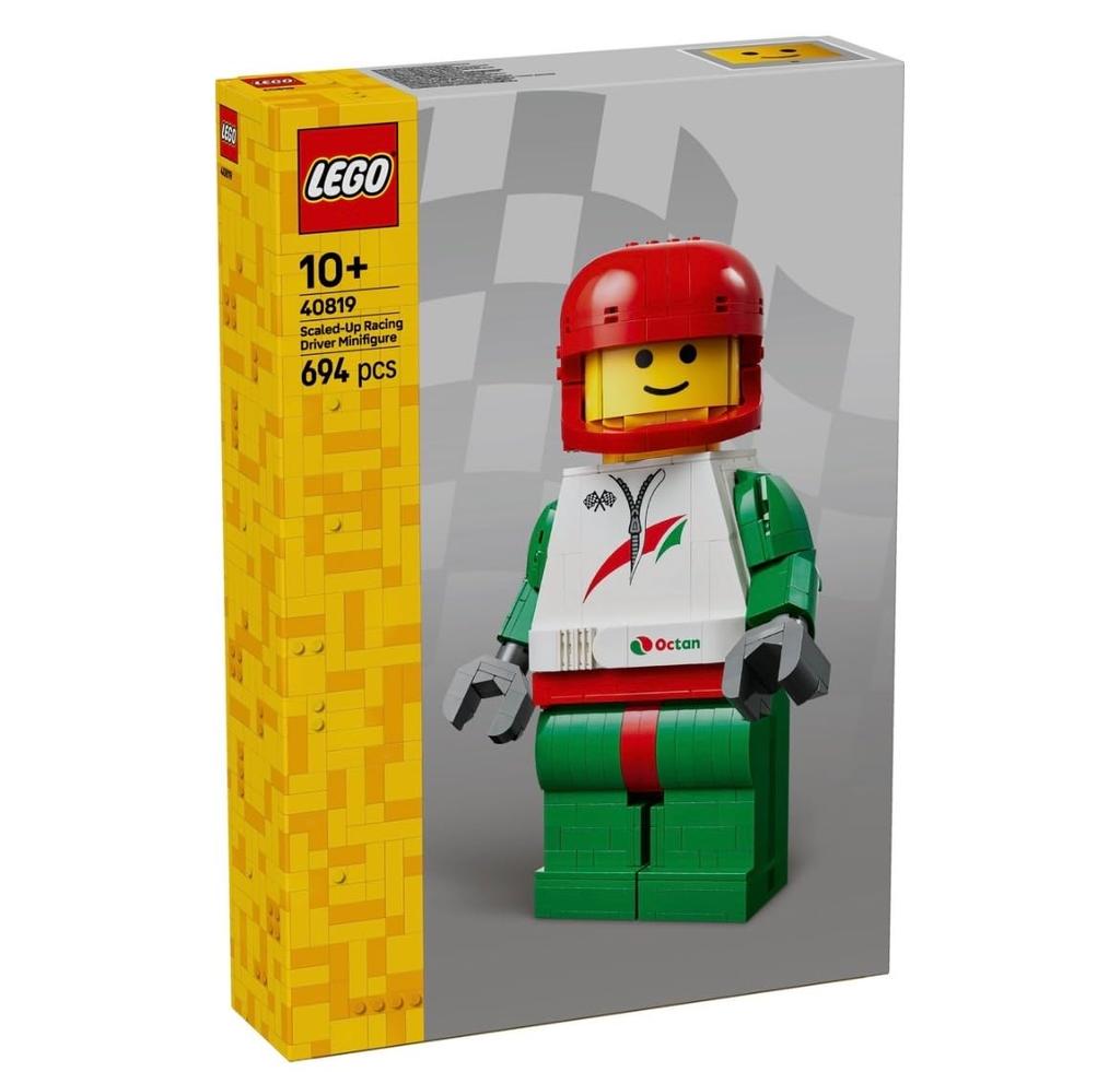 LEGO Race Driver Deluxe Minifigure Building Kit 40819 (Limited Distribution Item, Officially Distributed in Japan)